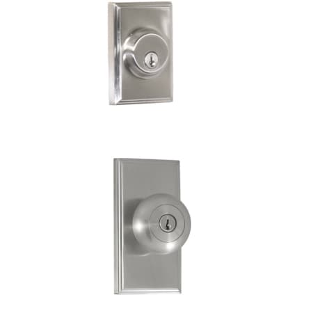 A large image of the Weslock 3740I-3771 Satin Nickel