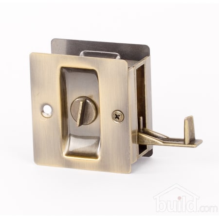 A large image of the Weslock 577 Hardware Series 577 Privacy Pocket Door Lock Inside Angle View