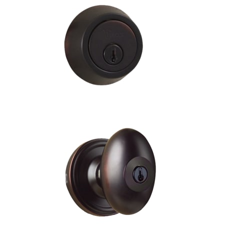 A large image of the Weslock 640J-671 Oil Rubbed Bronze