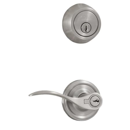 A large image of the Weslock 640U-LH-671 Satin Nickel