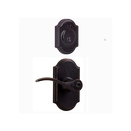 A large image of the Weslock 7140H-LH-7571 Oil Rubbed Bronze