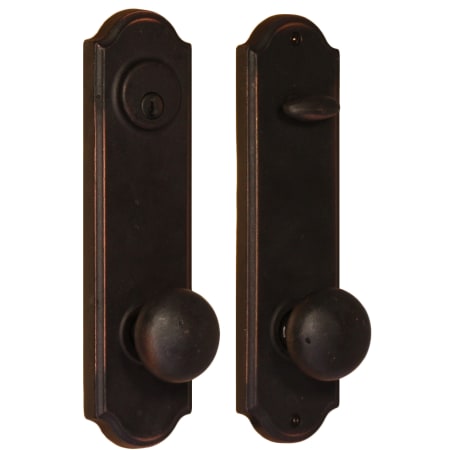 A large image of the Weslock 7641F-LH Oil Rubbed Bronze