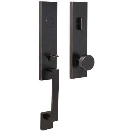 A large image of the Weslock 2875-LEIGHTON-MESA-DUMMY-ENTRY Oil Rubbed Bronze