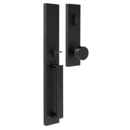 A large image of the Weslock 2895-XANTHIS-MESA-DUMMY-ENTRY Matte Black