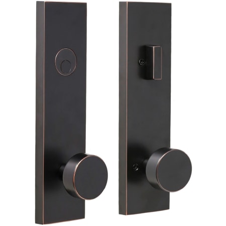 A large image of the Weslock 6625-ADDY-MESA-DUMMY-ENTRY Oil Rubbed Bronze