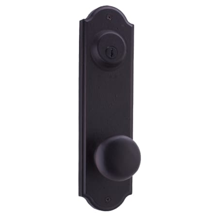 A large image of the Weslock 7602F Oil Rubbed Bronze