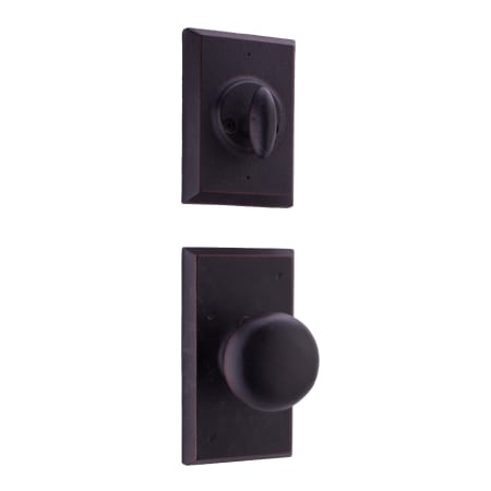 A large image of the Weslock 7800F Oil Rubbed Bronze