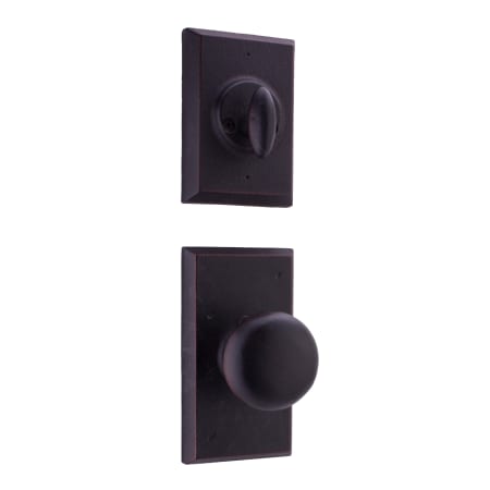 A large image of the Weslock 7805F Oil Rubbed Bronze