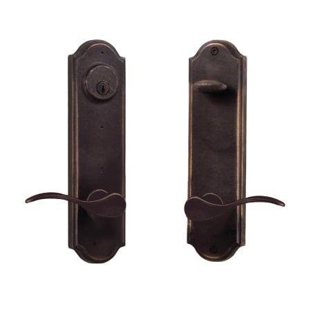 A large image of the Weslock 7641H-LH Oil Rubbed Bronze
