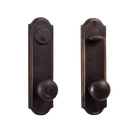 A large image of the Weslock 7645F-LH Oil Rubbed Bronze