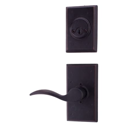 A large image of the Weslock 7802H-RH Oil Rubbed Bronze