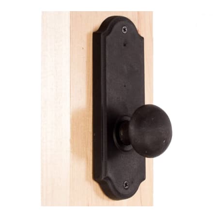 A large image of the Weslock 7205F Wexford Series 7205F Single Dummy Knob Set Angle View