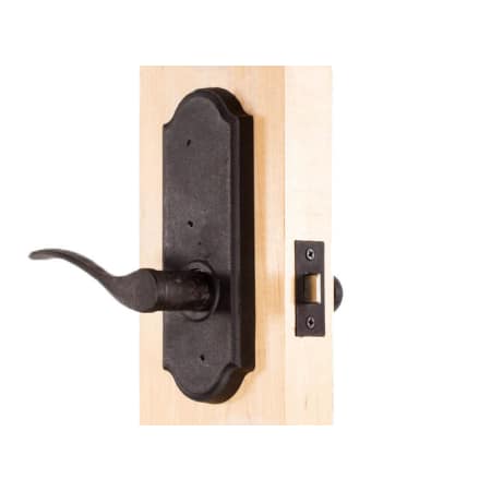 A large image of the Weslock 7210H-LH Carlow Series 7210H-LH Privacy Lever Set Inside Angle View