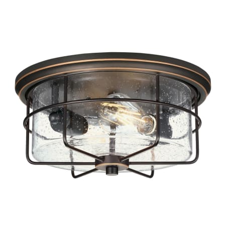 A large image of the Westinghouse 6121800 Black Bronze W/ Highlights