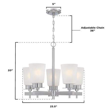 A large image of the Westinghouse 6128800 Alternate Image