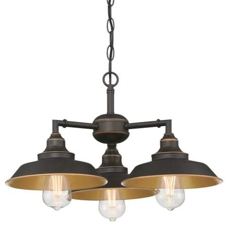 A large image of the Westinghouse 6129200 Oil Rubbed Bronze / Highlights