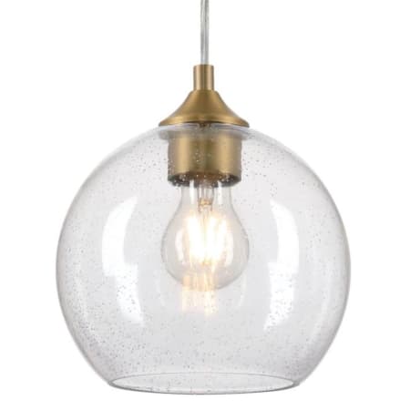A large image of the Westinghouse 6130600 Brushed Brass