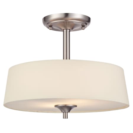A large image of the Westinghouse 6225700 Brushed Nickel