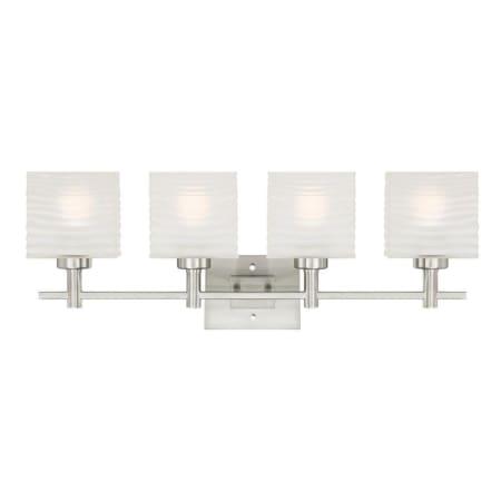 A large image of the Westinghouse 6304100 Brushed Nickel