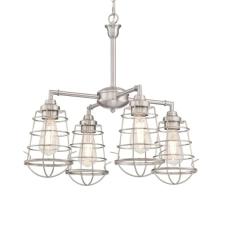 A large image of the Westinghouse 6367000 Brushed Nickel