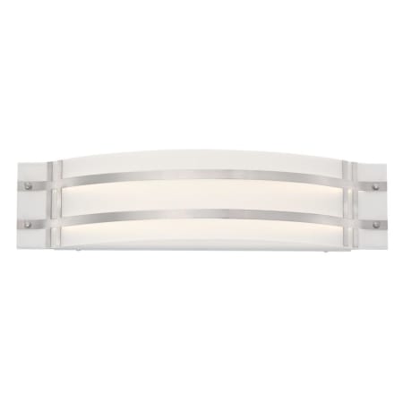A large image of the Westinghouse 6371800 Brushed Nickel
