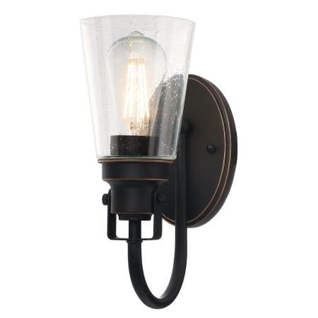 A large image of the Westinghouse 6574400 Oil Rubbed Bronze with Highlights