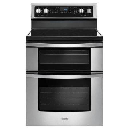 A large image of the Whirlpool WGE745C0F Stainless Steel