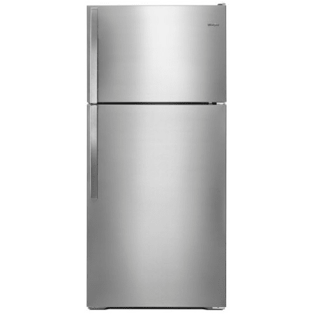 A large image of the Whirlpool WRT134TFD Monochromatic Stainless Steel