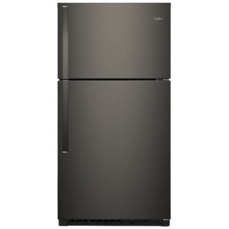 A large image of the Whirlpool WRT541SZH Black Stainless Steel