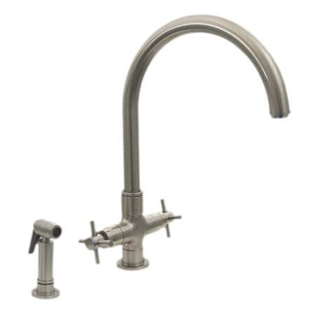 A large image of the Whitehaus 3-0395485 Brushed Nickel-PVD