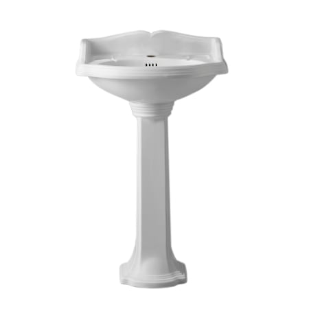 A large image of the Whitehaus AR814-AR815-1H White
