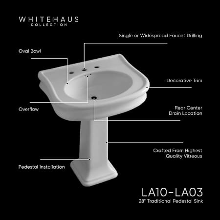 A large image of the Whitehaus LA10-LA03-1H Alternate Image