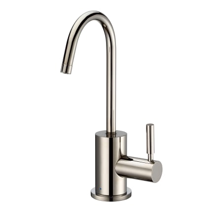 A large image of the Whitehaus WHFH-C1010 Polished Nickel