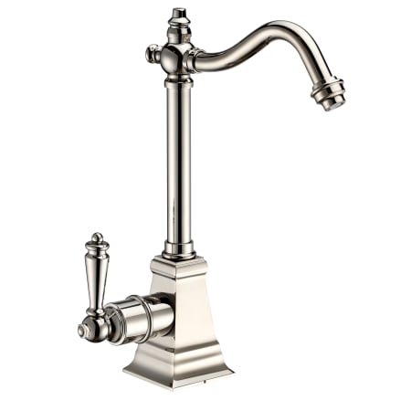 A large image of the Whitehaus WHFH-H2011 Polished Nickel