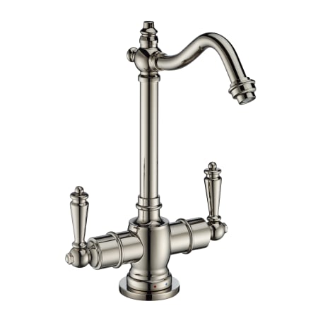 A large image of the Whitehaus WHFH-HC1006 Polished Nickel