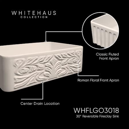 A large image of the Whitehaus WHFLGO3018 Alternate Image