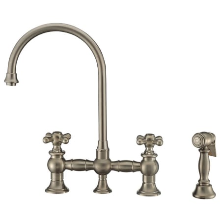 A large image of the Whitehaus WHKBTCR3-9101-NT Brushed Nickel