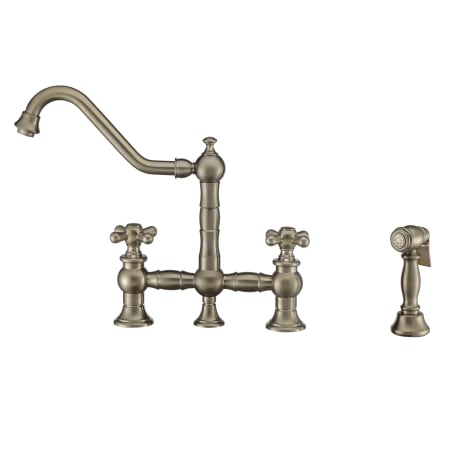 A large image of the Whitehaus WHKBTCR3-9201-NT Brushed Nickel