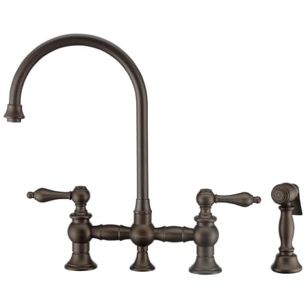 A large image of the Whitehaus WHKBTLV3-9101-NT Oil Rubbed Bronze