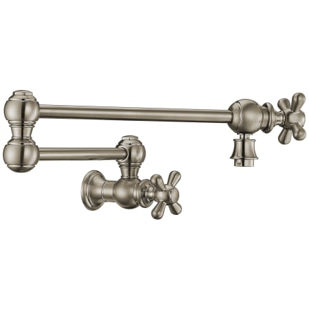 A large image of the Whitehaus WHKPFCR3-9550-NT Brushed Nickel