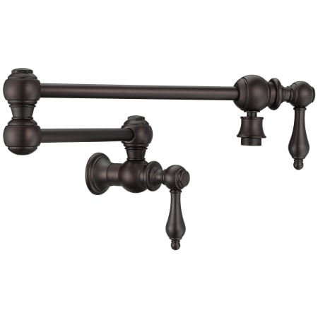 A large image of the Whitehaus WHKPFLV3-9550-NT Oil Rubbed Bronze