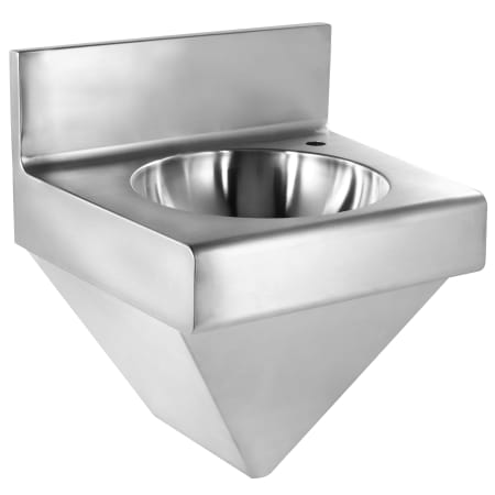 A large image of the Whitehaus WHNCB1815 Brushed Stainless Steel