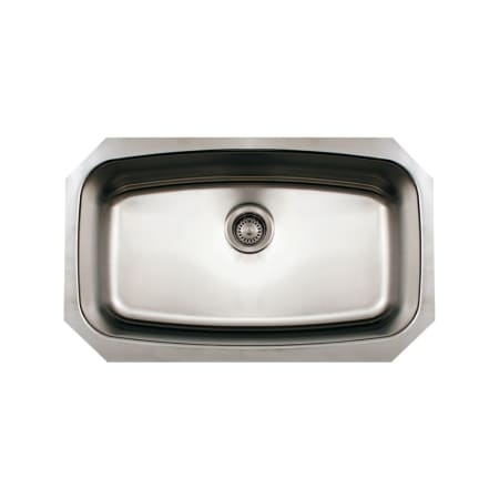 A large image of the Whitehaus WHNCUS2917 Brushed Stainless Steel