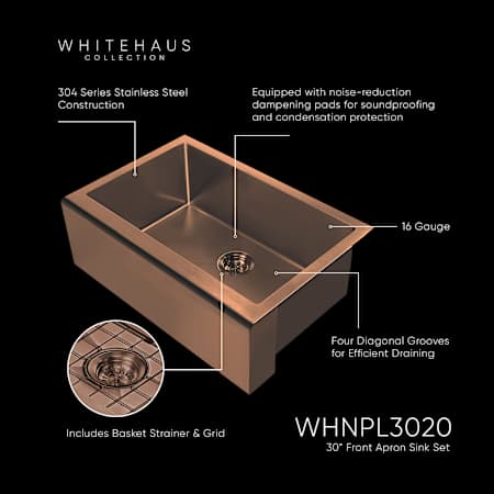 A large image of the Whitehaus WHNPL3020 Alternate Image