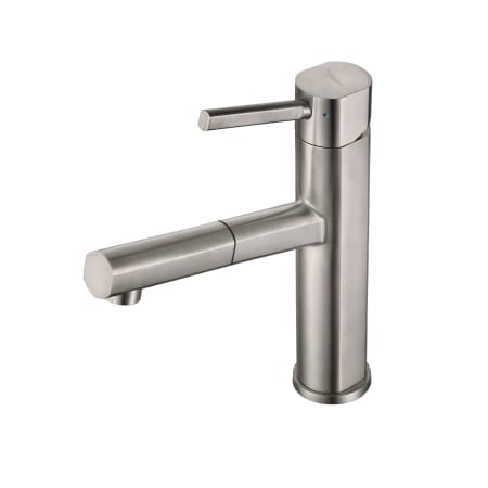 A large image of the Whitehaus WHS1394-PSK Brushed Stainless Steel