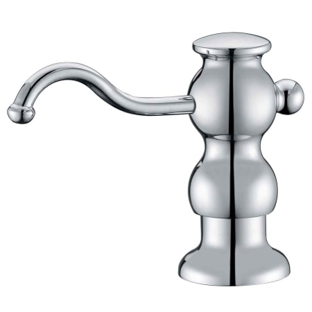 A large image of the Whitehaus WHSD031 Polished Chrome