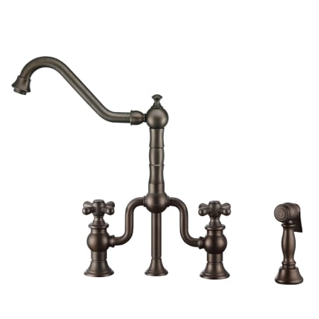 A large image of the Whitehaus WHTTSCR3-9771-NT Oil Rubbed Bronze