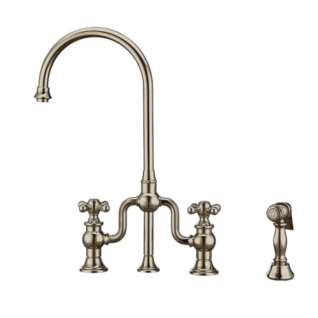 A large image of the Whitehaus WHTTSCR3-9773-NT Polished Nickel