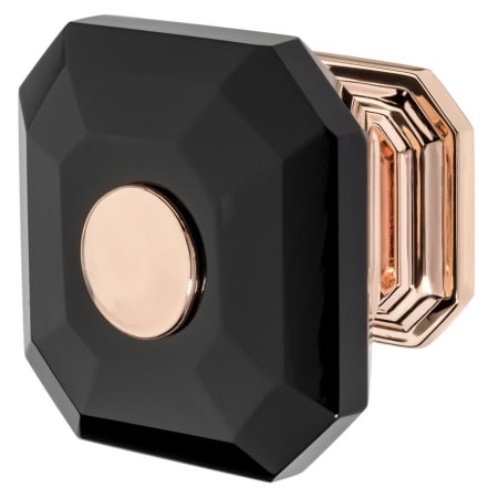 A large image of the Wisdom Stone 4222 Rose Gold / Black