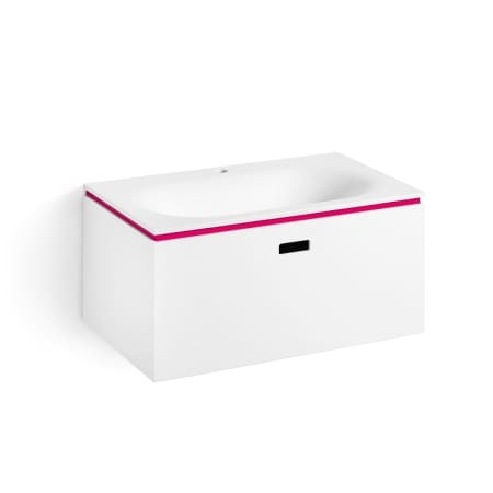 A large image of the WS Bath Collections Ciacole 8062 White / Fuchsia